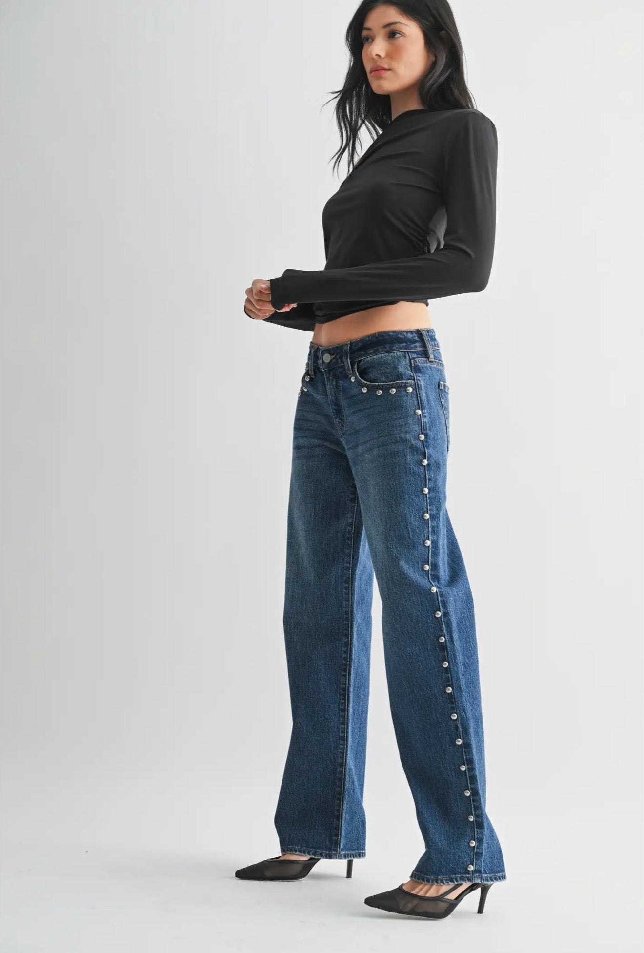LIZ STUD JEANS