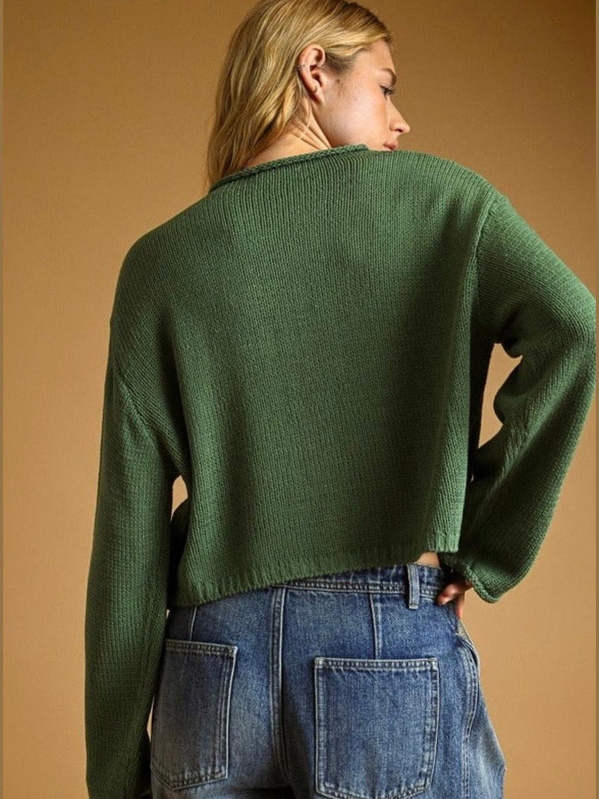 SHERRY BUTTON FRONT CARDIGAN