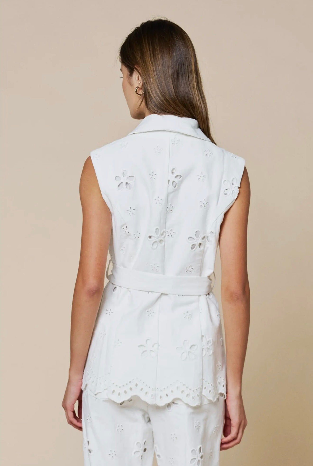 EMILY EYELET VEST