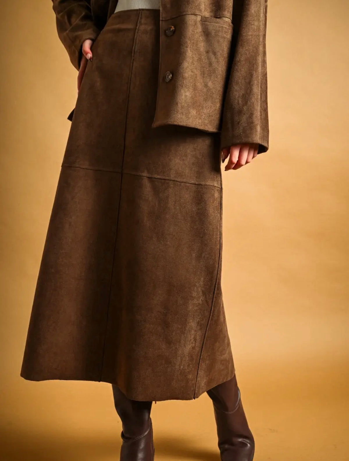 Vivi Suede Skirt