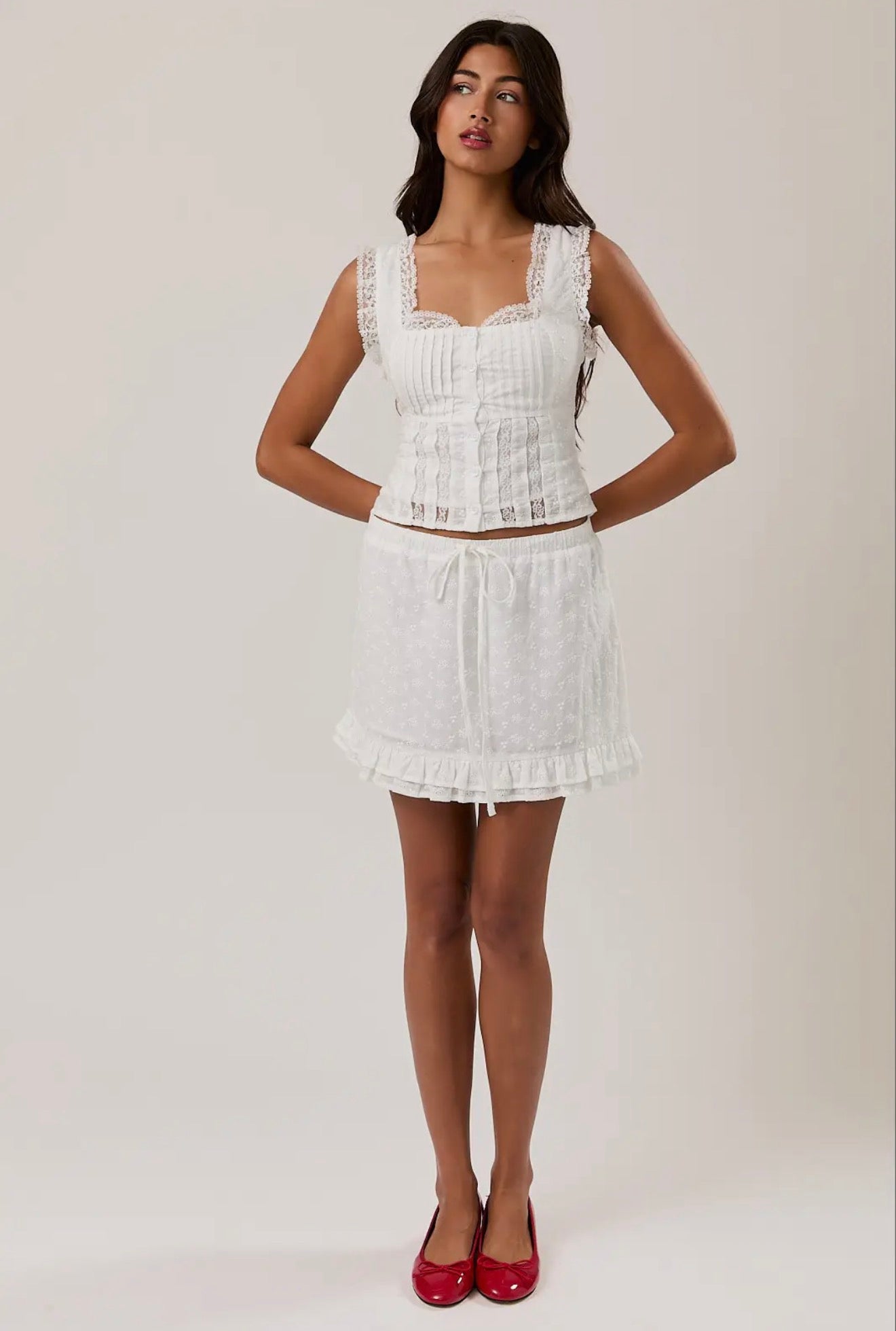 FELICITY RUFFLE TOP