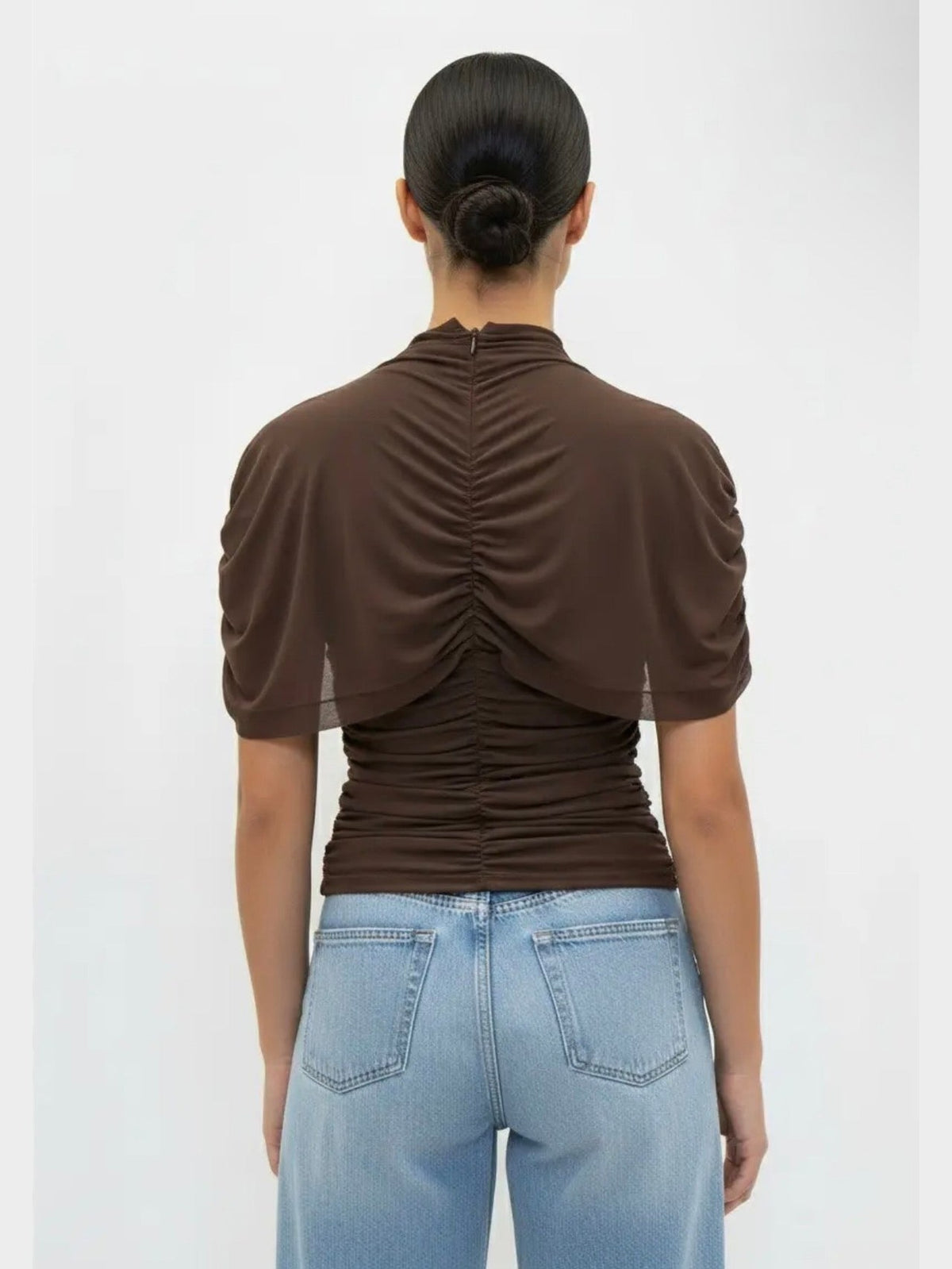 CAMILLE CAPE BLOUSE