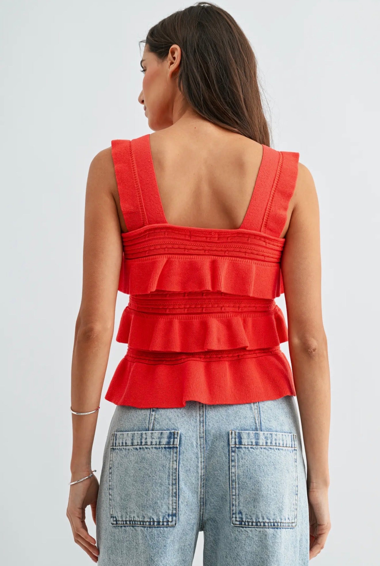 MONROE RUFFLED TOP