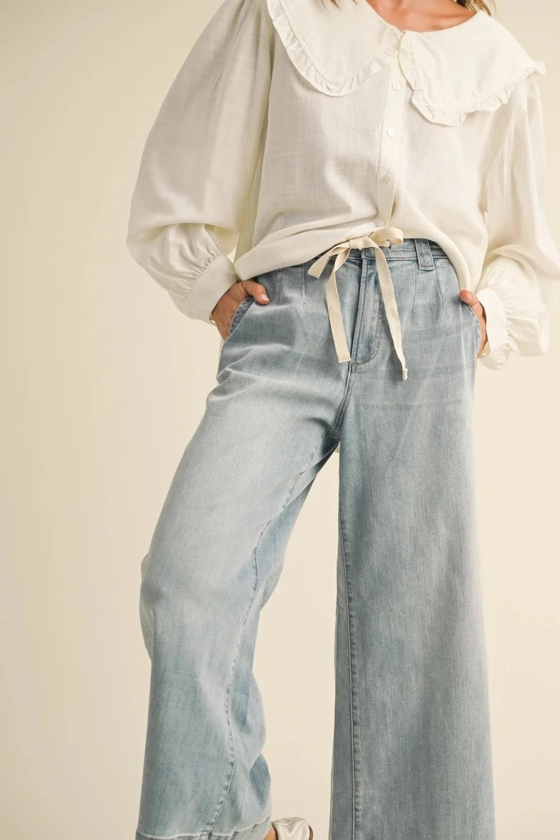 MARY TIE FRONT PANTS