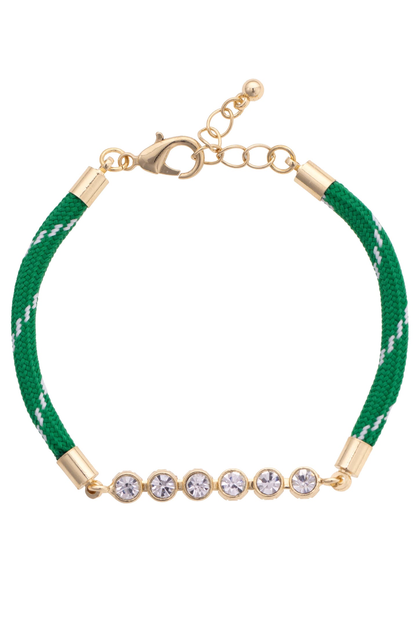 Betsy Paracord Tennis Bracelet: Kelly Green