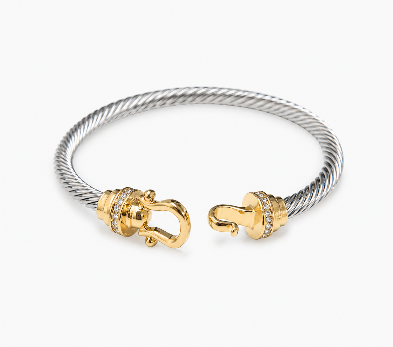 Buckle Twisted Cable Bracelet