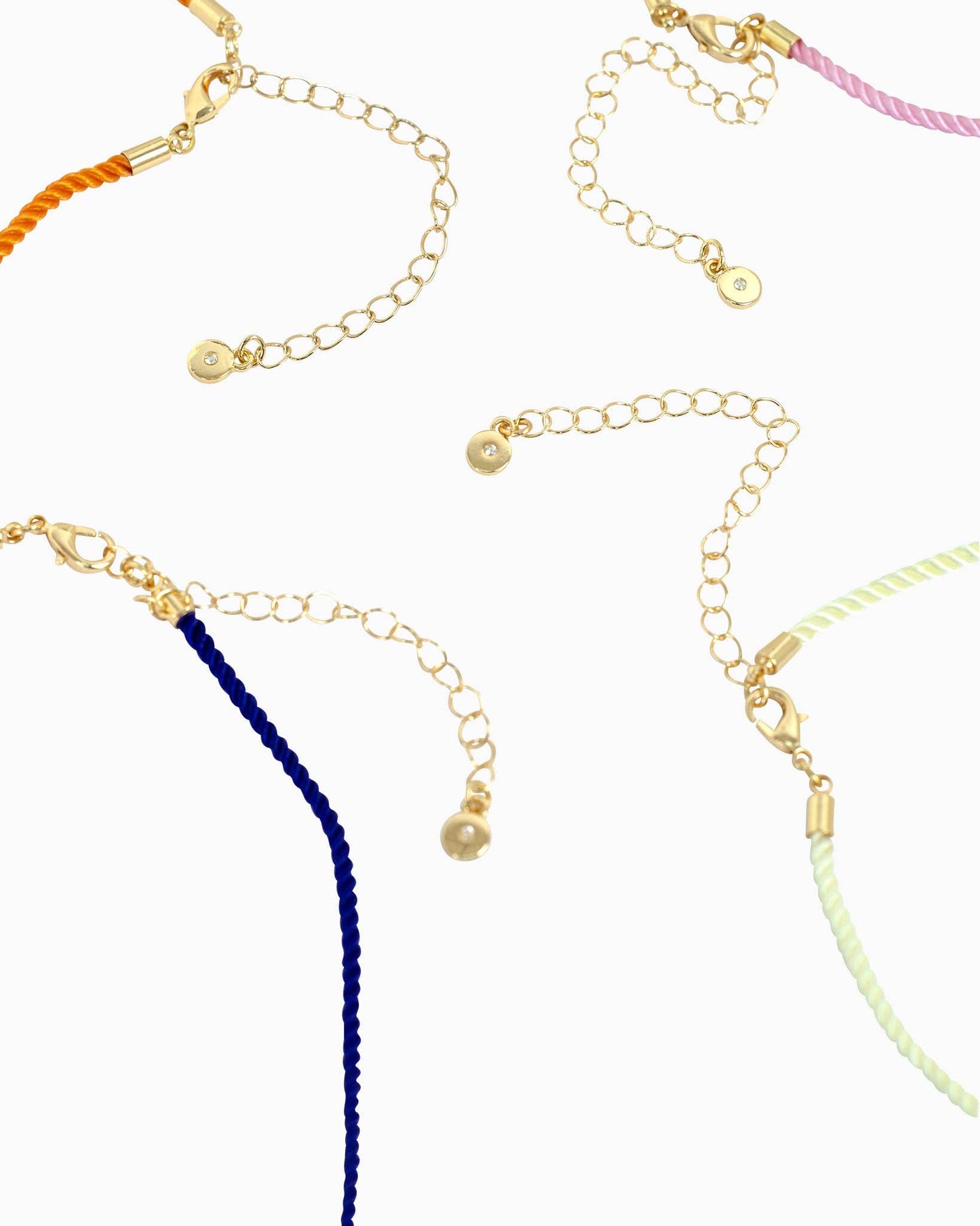 Beach Mode Coastal Pink Lagoon Rope Pearl Charm Necklace