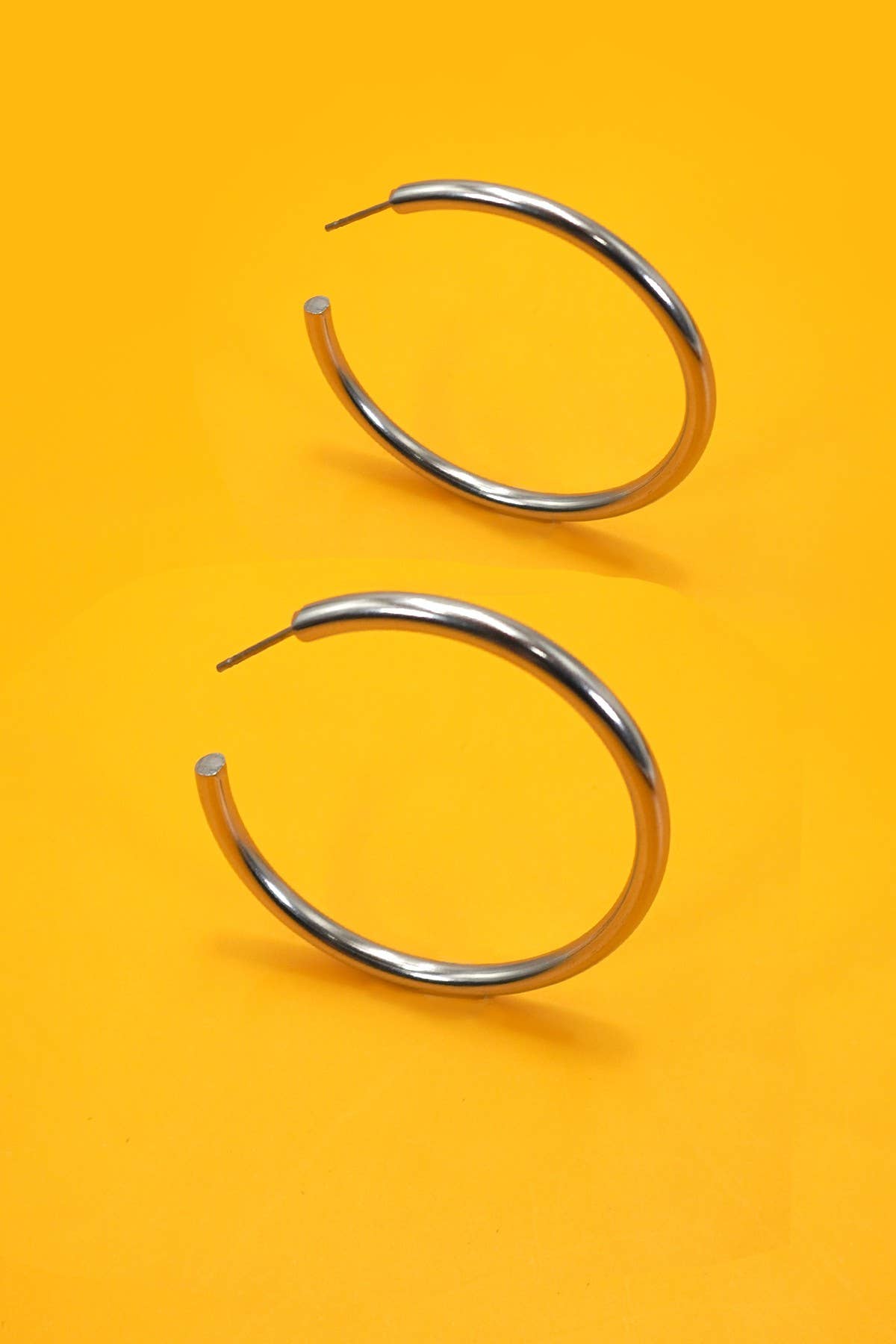 New Obsession Waterproof Hoop Silver