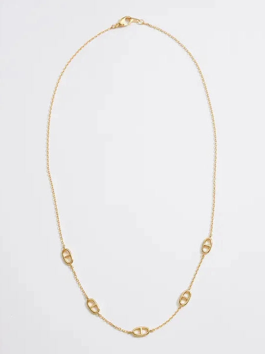 ELOISE LINK STATION NECKLACE